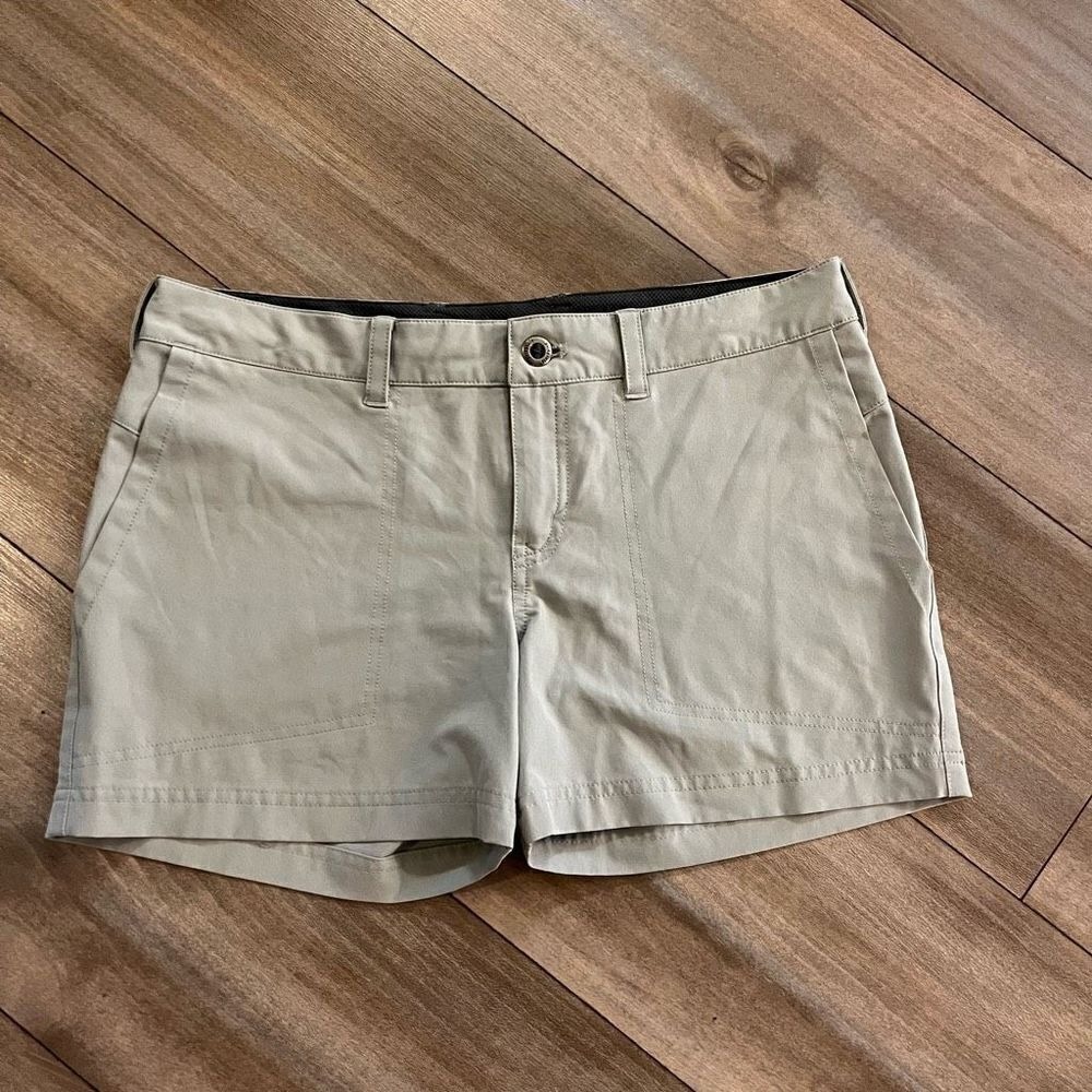 Patagonia Grey Athletic Casual Shorts Women 6 Bin‎ P-21